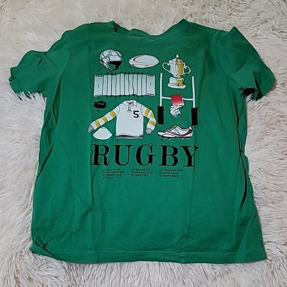 GAP, Green Rugby Kids Shirt, Boys Size small